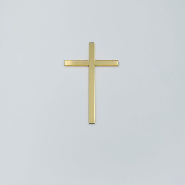 Katholisches Kreuz für die Torte (5 Stück) - Baby im Herzen-1